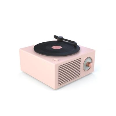 China Audio 2021 AUX. Hot Dropshipping Amazon X10 Retro BT Call MP3 Speaker Vinyl Record Player BT 5.0 Radio Speakers Mini Portable TF Visual for sale