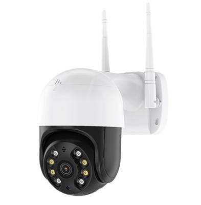 China Outdoor Built-in IP Camera 4X Digital Siren 1080P PTZ Wifi Zoom AI Human Detect Camera H.265 P2P ONVIF 2MP Security Wireless CCTV Audio Camera for sale