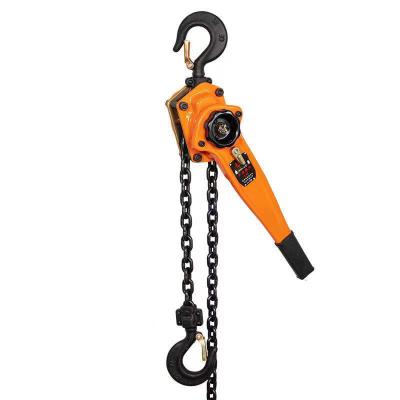 China Heavy Industry Heavy Industry 0.75 Ton HSH Lever Type Hand Chain Hoist Block 3m for sale