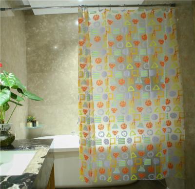 China Best Selling Novelty Sustainable Design New EVA 70 Funny Bath Curtain With Factory Price for sale