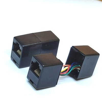 China Integrated Network China Wholesale Price Rj45 Coupler ABS Material Cat5 Utp 8p8c Adapter for sale