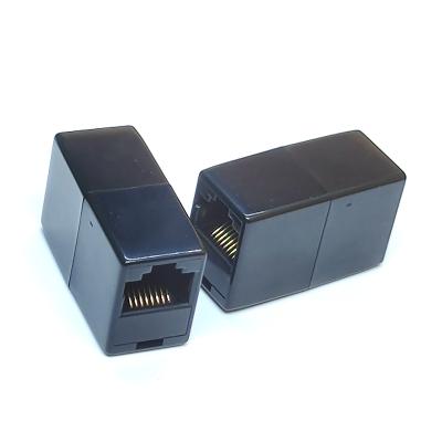 China RJ45 network CAT5e coupler connector for sale