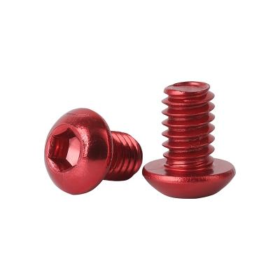 China M3M4M5M6 ISO7380 Aluminum Pan Knob Cap Head Machine Screws for sale