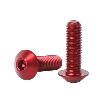 China Pan Aluminum 7075 Truss Cap Main Machine Screws For Motorcycle for sale