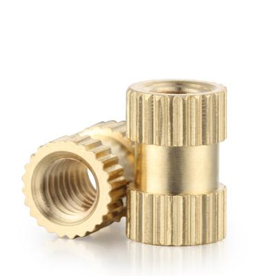 China Durable Ultrasonic Brass Threaded Inserts for Plastics, Furniture Insert Nuts for Wood for sale