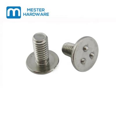 China Type 304 Spot Welding Screw Trus M3M4M5M6 Stainless Steel Three Point Stud for sale