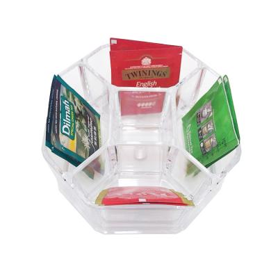 China Viable Choice Fun Polygon Ms. Material Plastic Tea Bag High Quality Organizer For Sale for sale