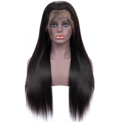 China Wholesale Black Brazilian Remy Silky Straight Wave 13x4 Lace Front Human Hair Straight Wigs 100% Virgin Hair Wig Hd Swiss Lace for sale