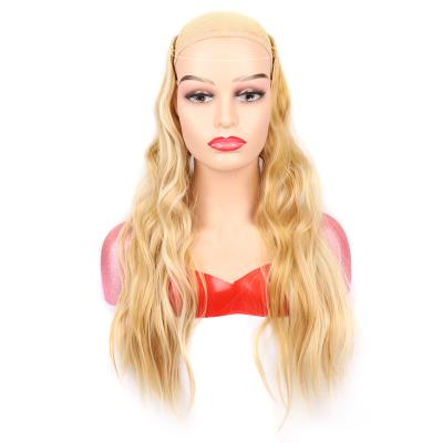 China U-Tip Long Hair Wig Big Water Wave Wave Fishing Line Curly Invisible Wig Piece Hair Extensions Wig Piece for sale