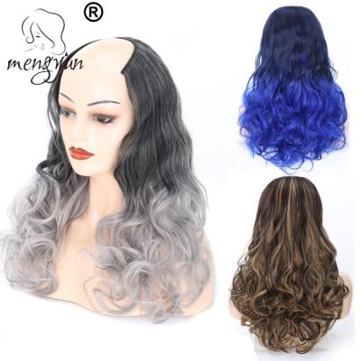 China Body Wave Silky Straight U Part Wigs For Women Part 14 Medium Colors For Selection for sale