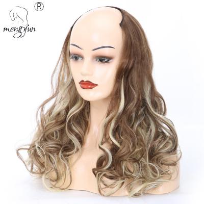 China Ombre u wig body wave 14 piece body wave cheap high quality synthetic wig colors long blonde wavy wigs for women for sale