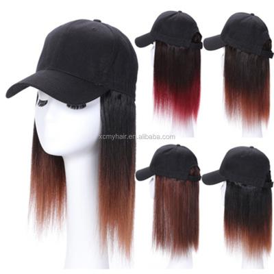 China Factory Price Ombre 1B 27/1b Office 2H350 Cheap Colored Silky Straight Wigs Synthetic Straight Lace Front Wig Hat Hair Wig For Women for sale