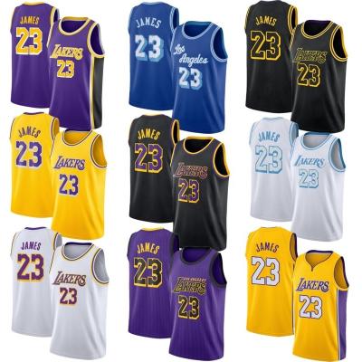 China Mens Basketball Jerseys Antibacterial Customize Sports Team Jersey 23 James for sale