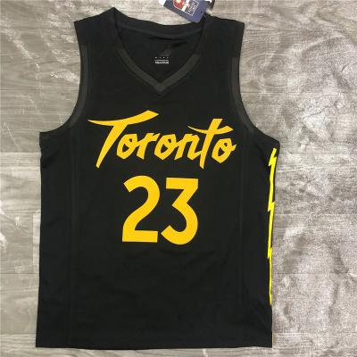 China 2021 Breathable New Jersey Heat Press Toronto Basketball Uniform #7 Vanvleet Raptors Lowry #23 Siakam #43 Sports Wear SIinglet Custom Name for sale