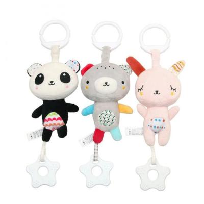 China Musical Toy Baby Soft Plush Toy Crib Crib Stroller Hanging Bell Rattle Early for sale