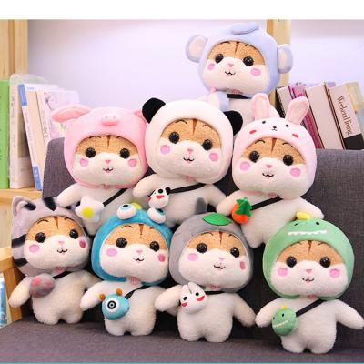 China Cute Kawaii Zodiac Plush Toy Stuffed Soft Animals Mouse Cattle Dog Rabbit Chinese Plush Doll Gift For Kids for sale