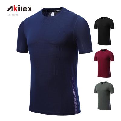 China high quality Anti-wrinkle sports polo stock lot and promotional gym tops t-shirt for men for sale