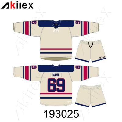 China Shirts & Tops New Design OEM MOQ Hockey Flexible Jersey Wholesale Best Quality Custom Jersey Sportswear for sale