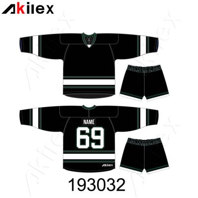 China Shirts & Tops New Design OEM MOQ Hockey Flexible Jersey Wholesale Best Quality Custom Jersey Sportswear for sale