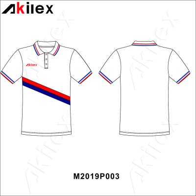 China akilex latest design QUICK DRY customized printing men and women polo shirt for sports for sale