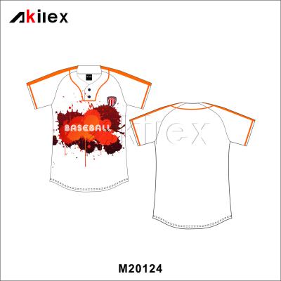 China Shirts & OEM Sublimation Cheap Baseball Shirts Promotion Baseball Tops High Quality Wear Tops for sale