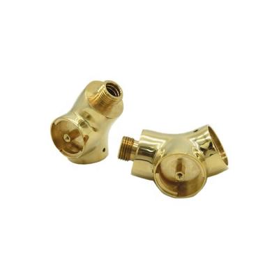 China Aluminum Machine High Precision Turning Brass CNC Parts for sale