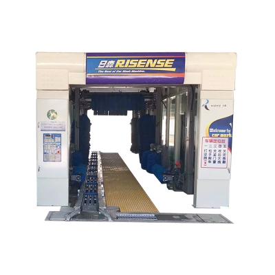 China China Qingdao New China-chic risense high pressure full automatic drive through mobile tunnel car wash equipment with air dryer for sale