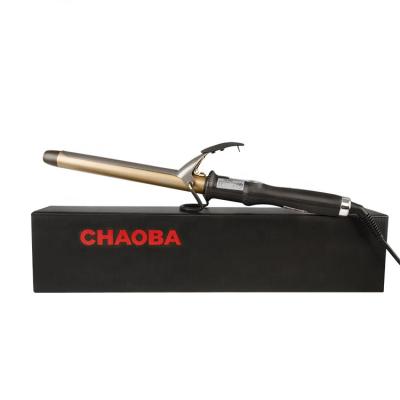 China For CHAOBA CB-A19 Commercial Newcomer Professional Magic Hair Curler, LCD Tourmaline Extra Long Curling Iron for sale