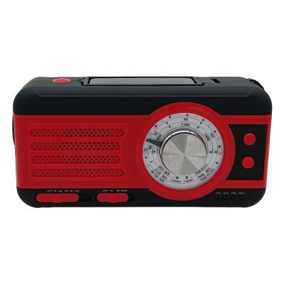 China PORTABLE Portable Hand Radio Crank Radio Solar Panel Read Flashlight& Light Alert for sale