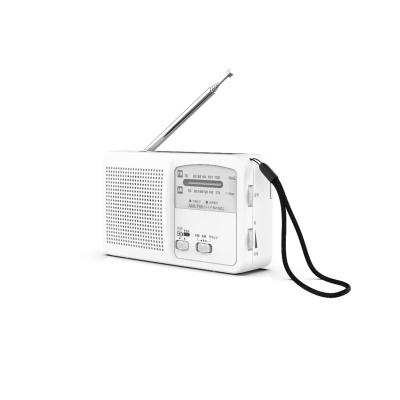 China 2W PORTABLE Solar Powered Hand Crank Radio With Flashlight for sale