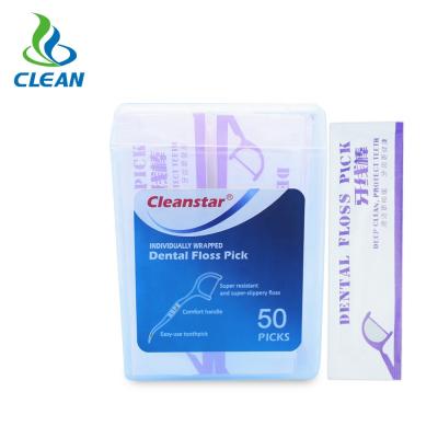 China Factory Outlet Gum Professional Clean Disposable Flossers Dental Floss Picks for sale