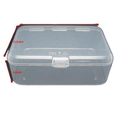 China CSC06 PP Picks 50-60 Clear Dental Floss Container PP Plastic Box 100*70*35mm for sale