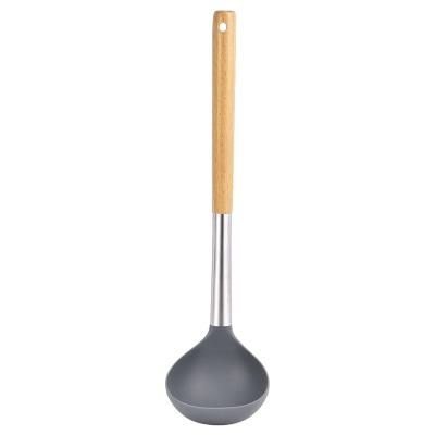 China Sustainable Kitchen Silicone Soup Ladle For Cooking High Quality Kitchen Care Utensils OEM ODM for sale