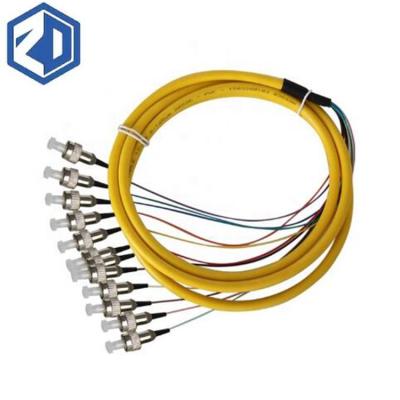 China FTTH FTTB FTTC Fiber Optic Patch Cord St LC SC Fc Cables Ftth APC UPC Core Braid 1m 1.5m Fibra Optica 12 For FTTx for sale