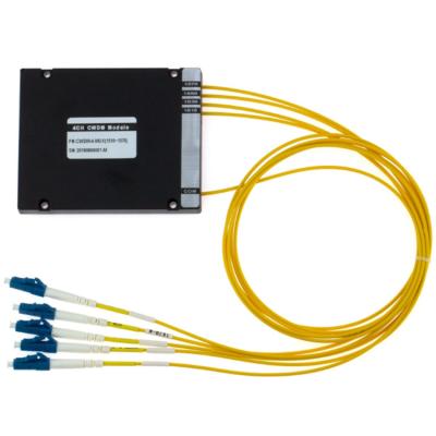 China High Stability ABS Box Module1260~1610 CWDM Test Equipment Black WDM Optical Filter OADM 1CH 2CH 4CH 8CH in Lan Man for sale