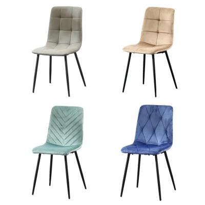 China Wholesale Friendly Non-Folding Chair Beautiful Armless Dining Chair Colors Dining Chair for sale