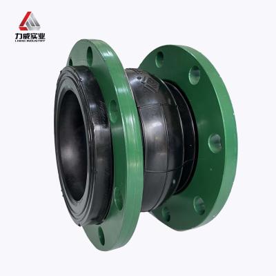 China Single Sphere Rubber Expansion Joint Flange Type Connection Vibration Damping for sale