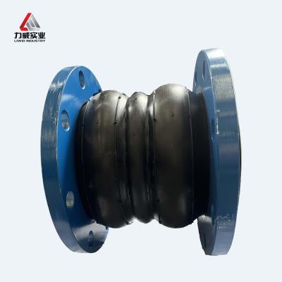 China High Elasticity Double Sphere Flexible Rubber Joint For Piping for sale