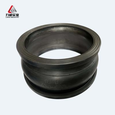 China Double Bellow Flexible Joint 6 Inch 8 Inch With Stainless Steel Flange Noise Reduction for sale