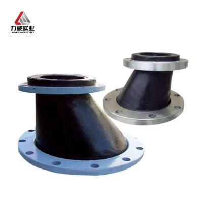 China DN15-DN4000 Eccentric Reducing Rubber Joint Offered With Carbon Steel Flange Drawing for sale