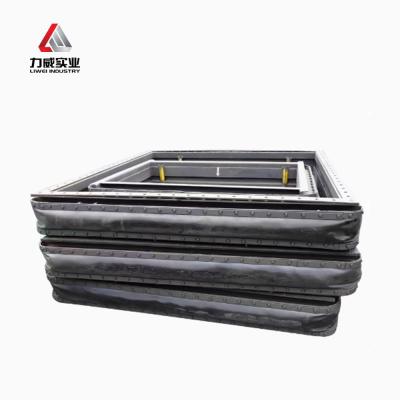 China Non-Metal Skin Fabric Fiber Compensator Air Duct Expansion Joint Soft Connection Desulfurization Dust Removal Tail Gas for sale