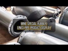 Anti-Corrosion Rubber Lined Pipe Slurry Mining Dn25-Dn2000 Tailings Pipeline