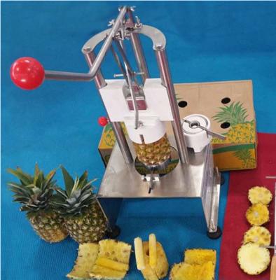 China Factory price 304 stainless steel fruit easy operating manual pineapple peeling and pitting machine for sale