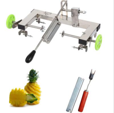 China Wholesale 304 stainless steel fruit eco-friendly operating manual pineapple supplier China good easy peeling and pitting machine for sale