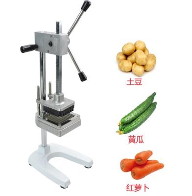 중국 Snacks Factory French Fries Cutter Fruit Vegetable Potato Slicer 8/10/12mm Blades And Commercial Pusher Blocks 판매용