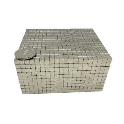 China Hot Selling Powerful Industrial Magnet Neodymium Magnet Cube Block For School/Crafts/Science for sale