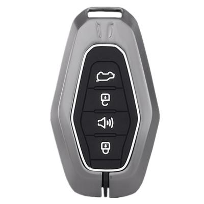 China Glow-in-the-dark silicone key 2021 new car accessories smart new high-end high quality suitable for jie TU Smart remote key for sale