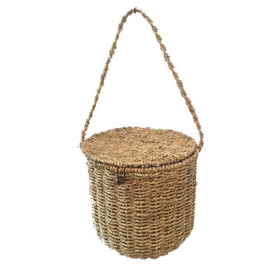 China Renel Viable Hand - Woven Organizer Baskets Home Decor Bushel Sea Grass for sale