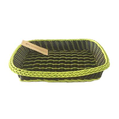 China eco-friendly & Renel Pure Handmade Custom Washable Decor Storage Plastic Food Serving Tray for sale