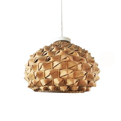 China Wholesale Modern Renel Handmade Modern Weaving Bamboo Lamp Shade Inside for sale